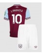 West Ham United Lucas Paqueta #10 Heimtrikotsatz für Kinder 2024-25 Kurzarm (+ Kurze Hosen)